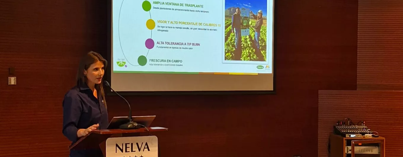 Michela Palmieri (Representante de ventas - lechuga)
